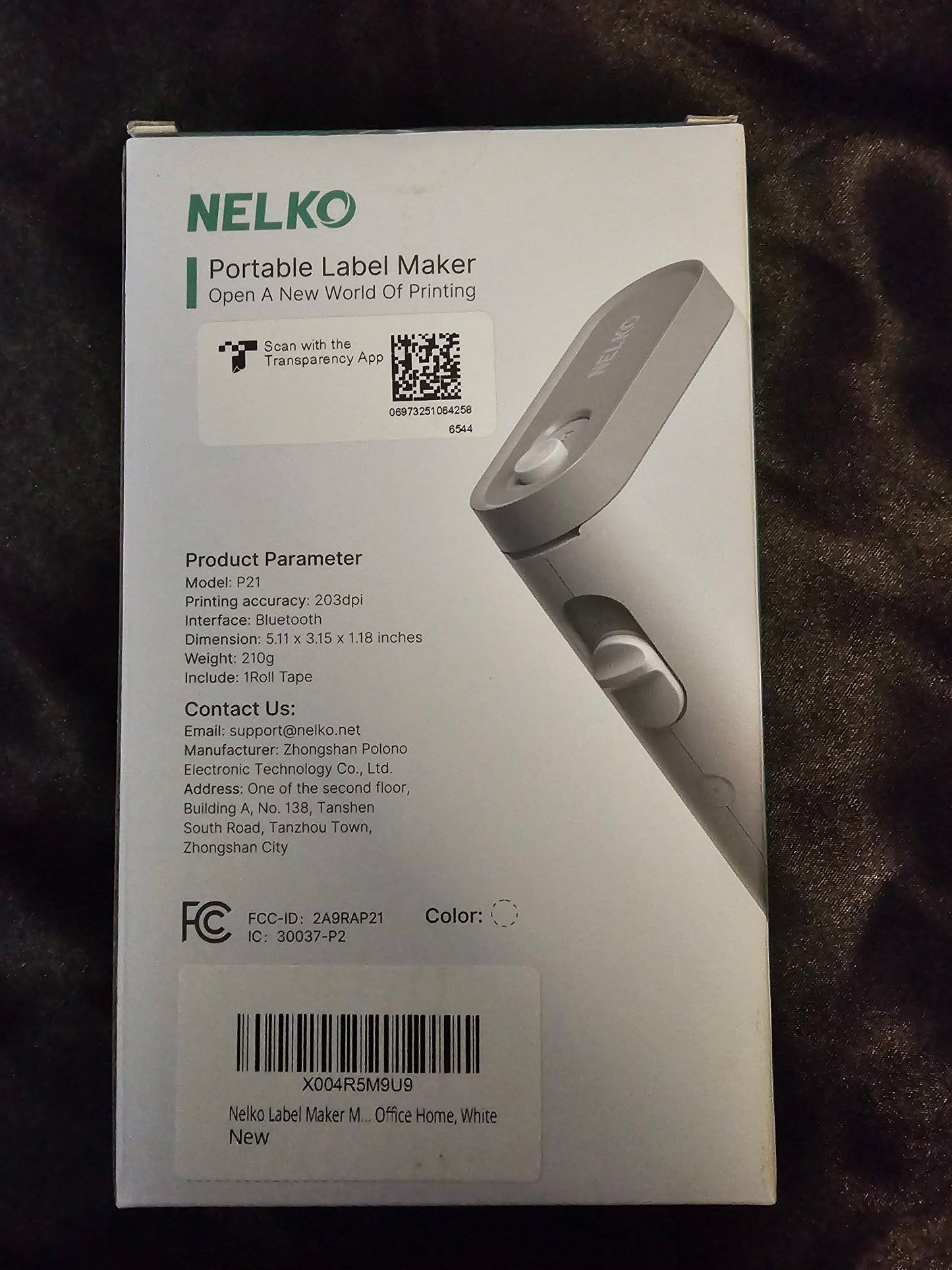 Nelko Label Maker P21