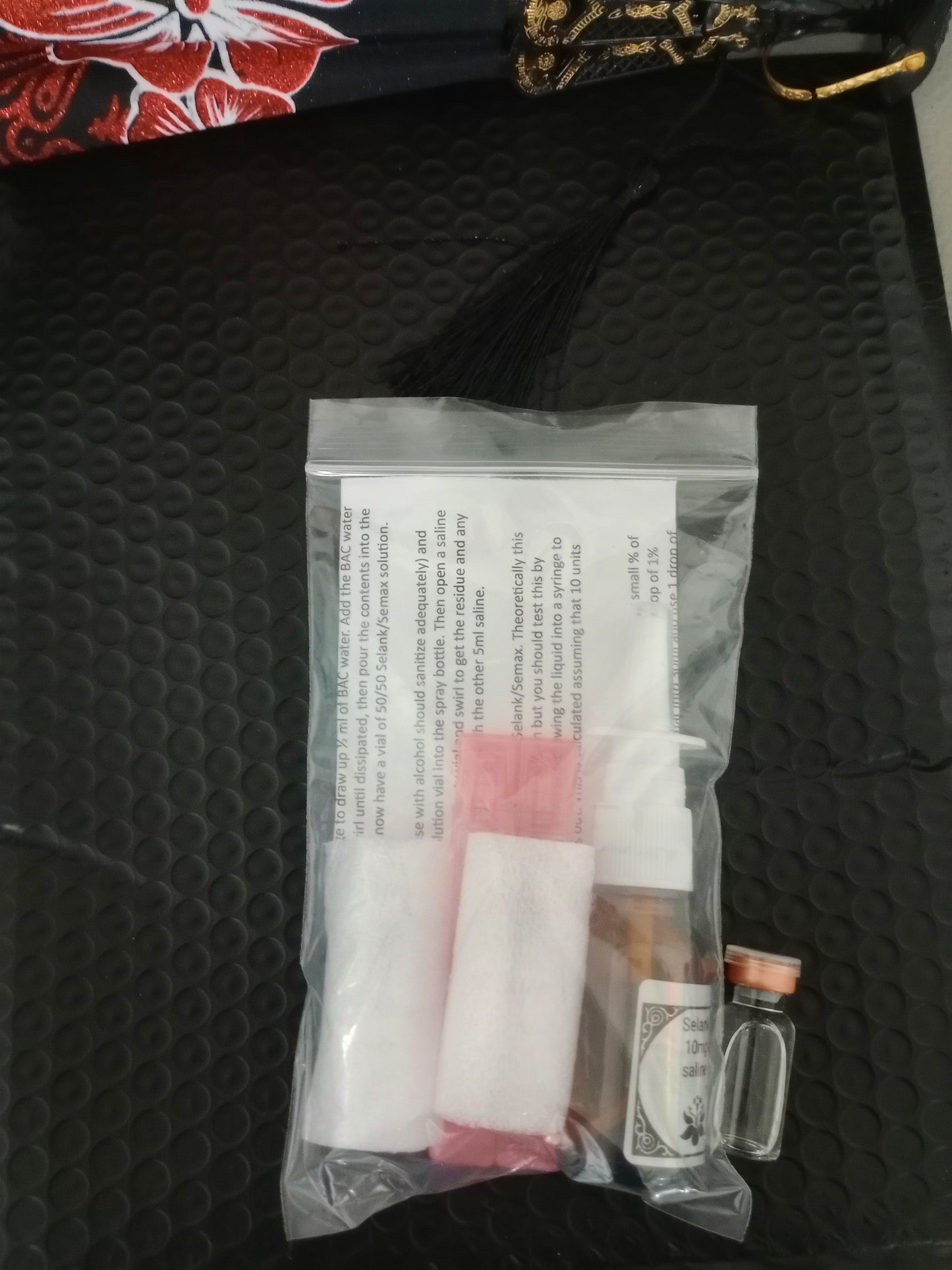 DIY Selank and Semax Nasal spray premixed or kit - just mix together.